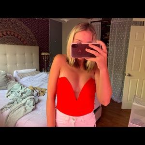 Red Bodysuit